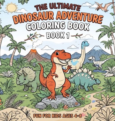 The Ultimate Dinosaur  : coloring book : Book 1