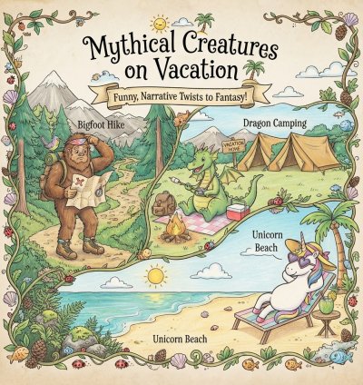 Mythical Creatures on Vacation